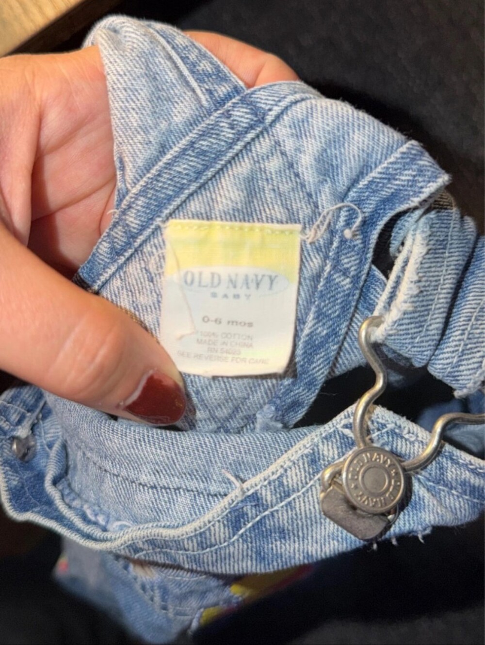 Vintage Disney Overalls. Old Navy Baby Winnie the Pooh Denim 0-6M Eeyore Kanga - Picture 5 of 7